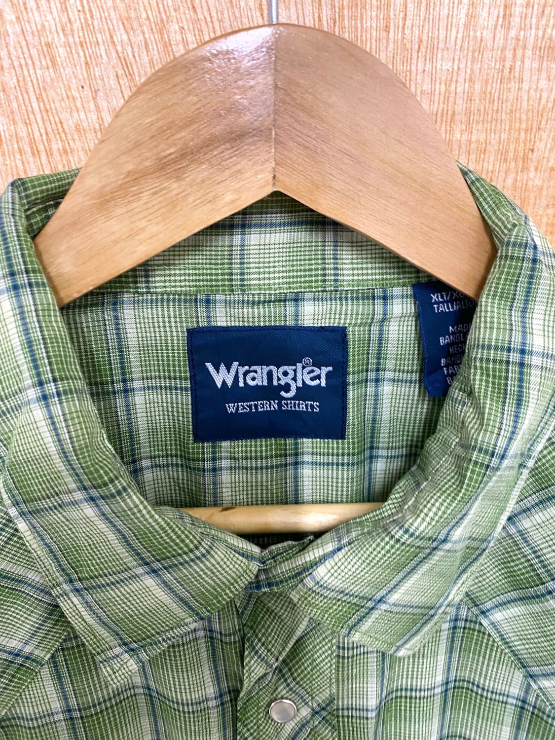 WRANGLER ombre check western shirts 옴브레 상품이미지10