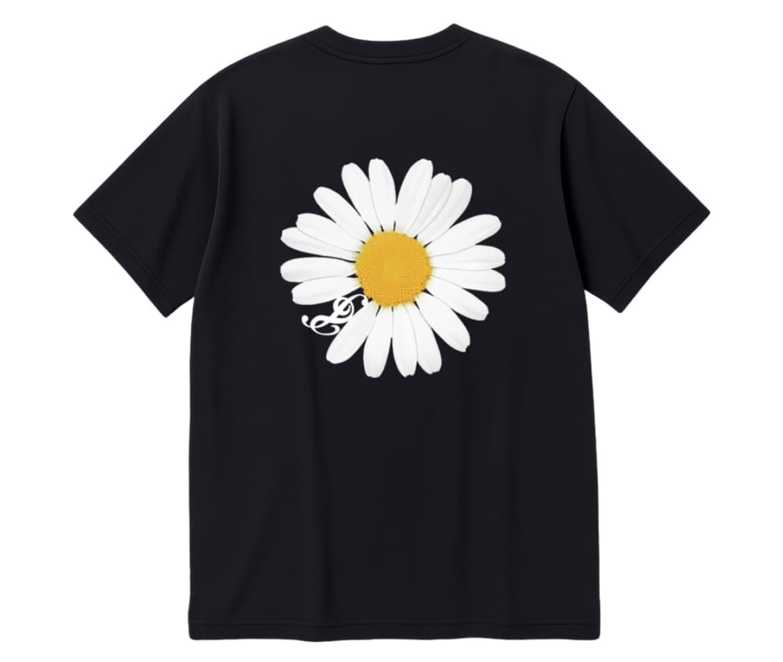 [L]피스마이너스원 마마 티셔츠 블랙 상품이미지1