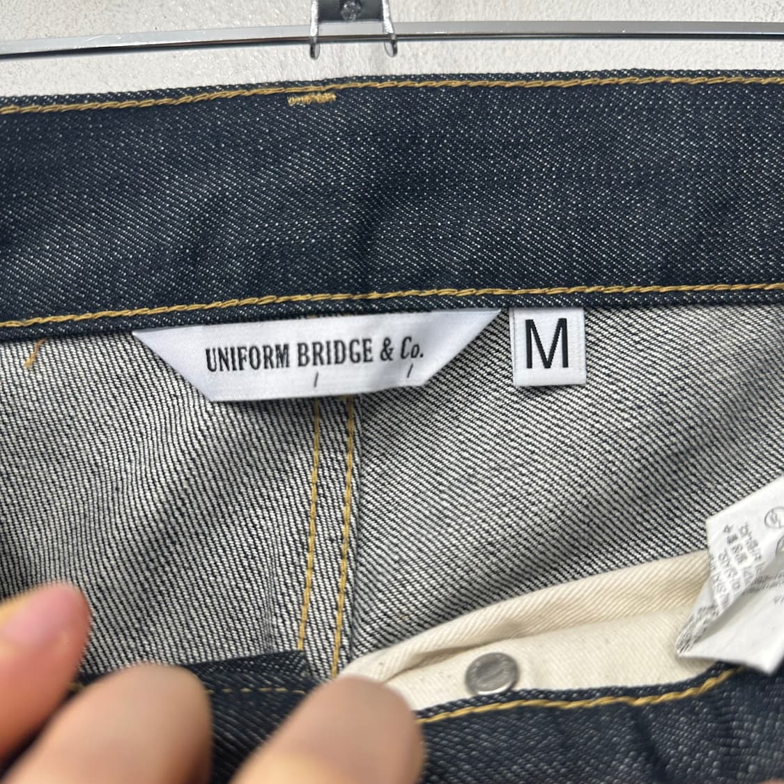 유니폼브릿지 셀비지 생지 데님 상품이미지3