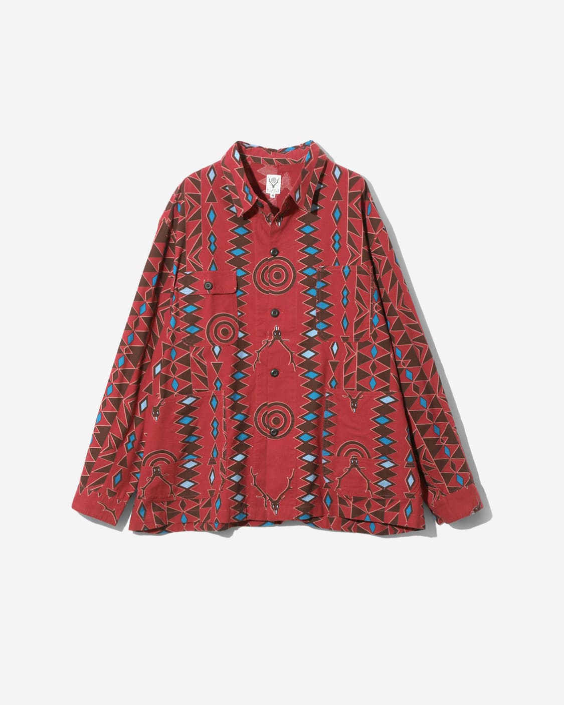 [M][100-105] 남이서팔 헌팅 플란넬 커버올 레드  상품이미지8