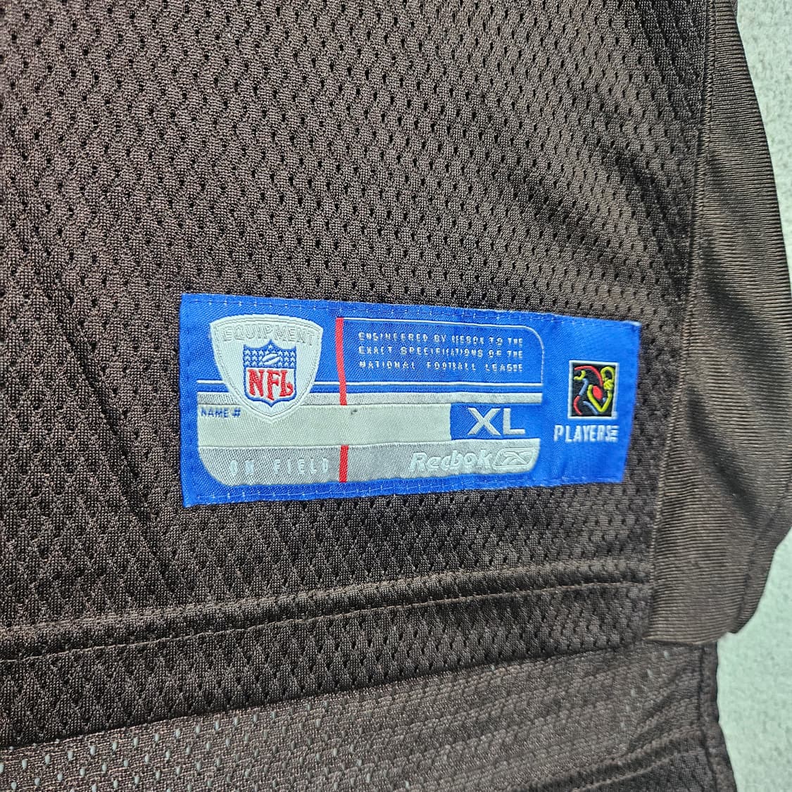 리복 NFL 클리블랜드 브라운스 풋볼 져지 XL 상품이미지5