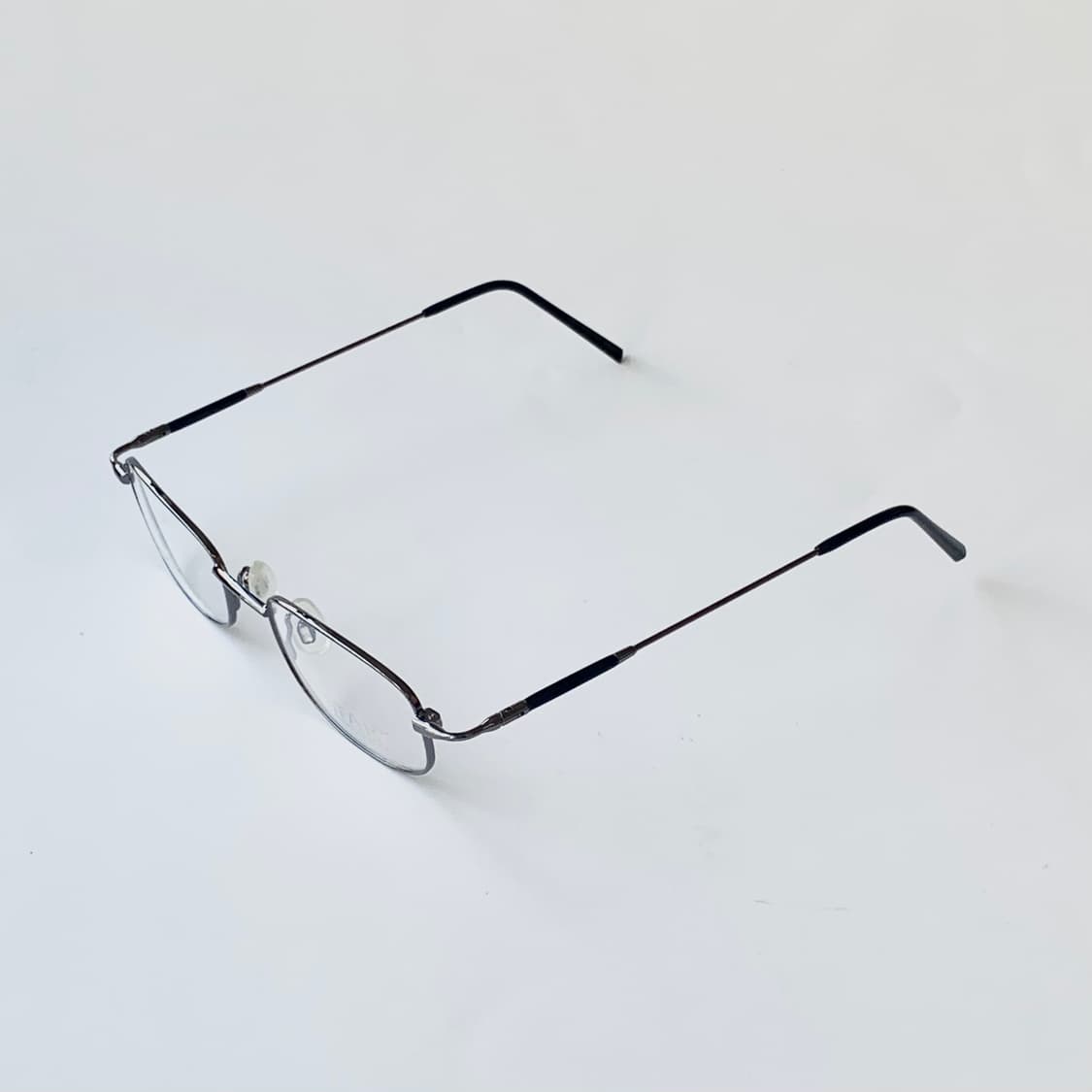 2499 데드스탁 슬림 사각 건메탈 메탈 프레임 빈티지안경 상품이미지4