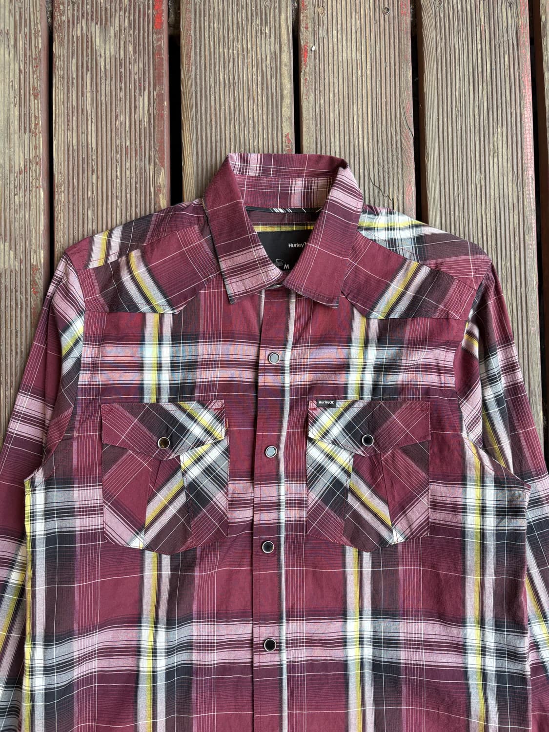 빈티지 체크 롱슬리브 셔츠 상품이미지2