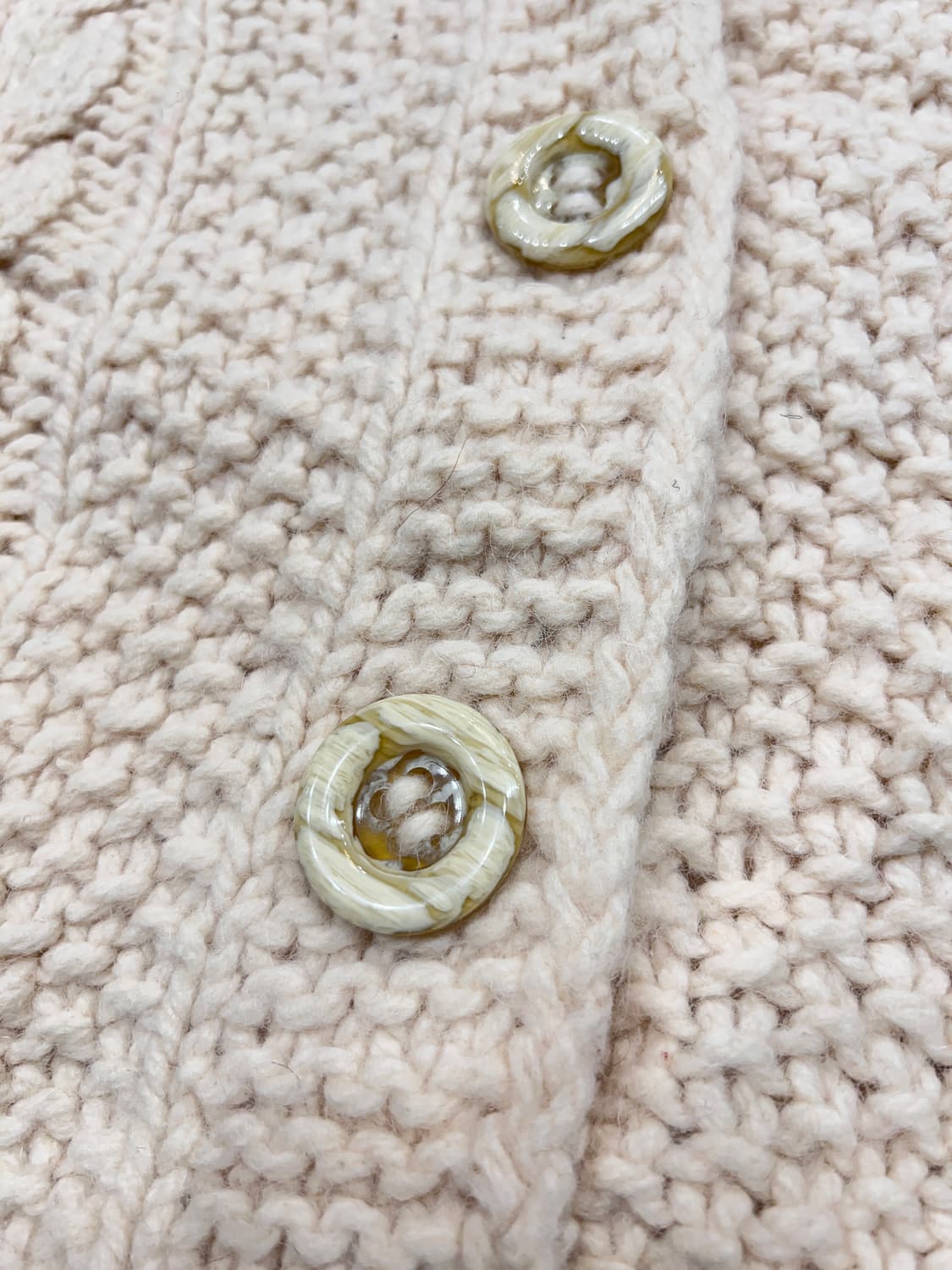 핸드메이드 울 니트 가디건 상품이미지4