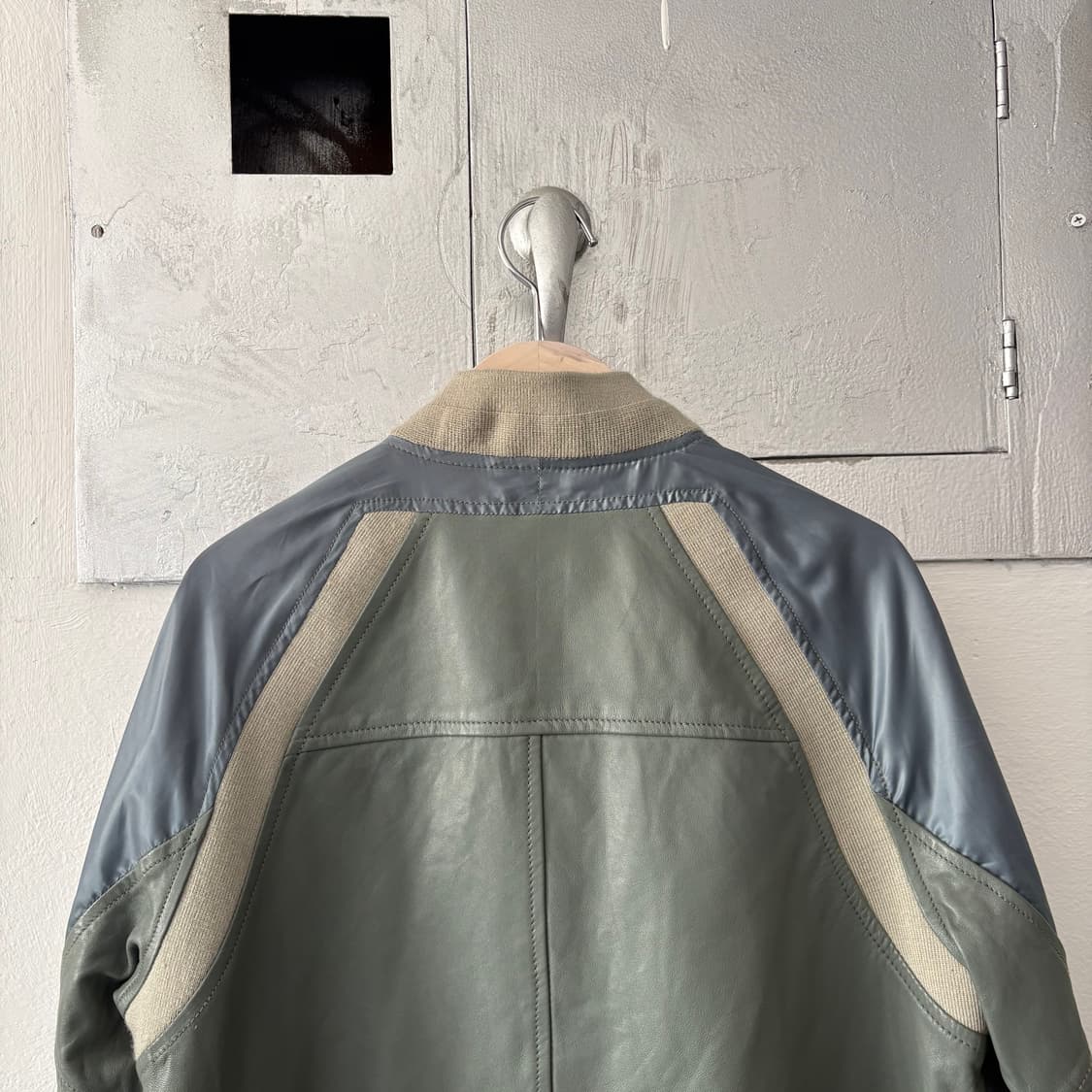 알마니 익스체인지 양가죽 나일론 콤보 투웨이 자켓 상품이미지9