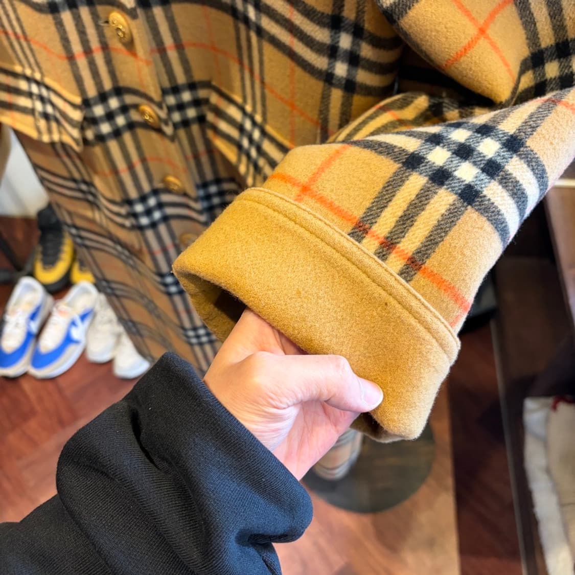 15765 - 버버리 노바 체크 실크 코트 (WASHABLE SILK 1 상품이미지8