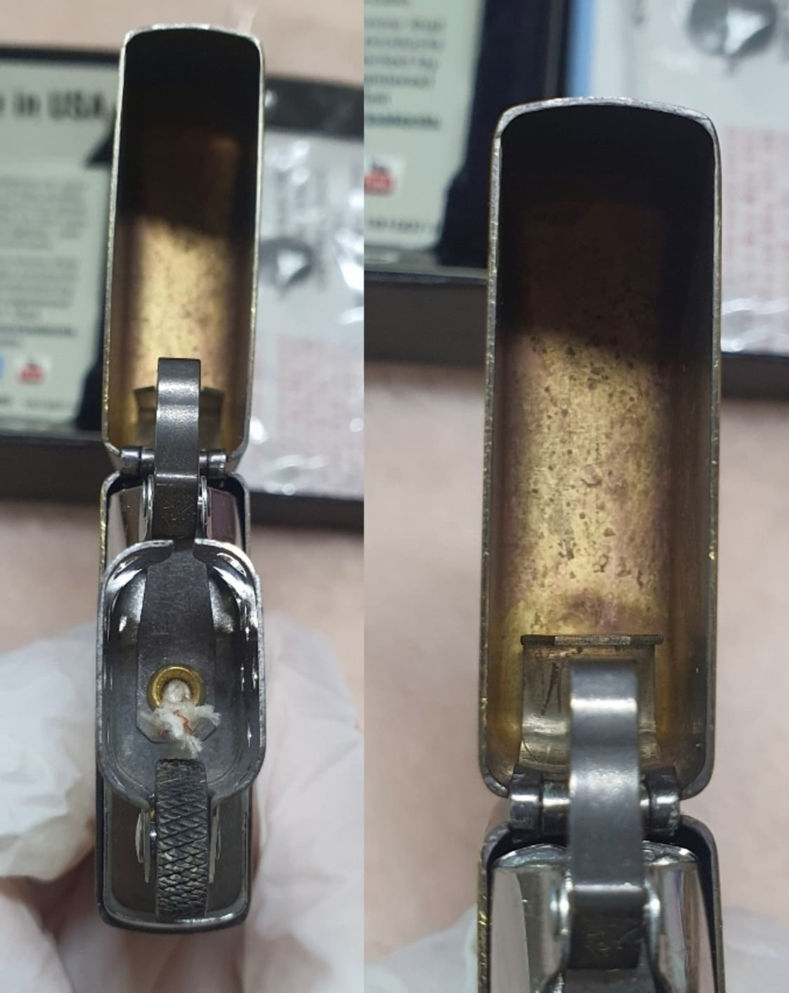 그리워요 당신이 BR 버건디 지포 라이터 ZIPPO 한글 캘리그라피 심플 상품이미지9