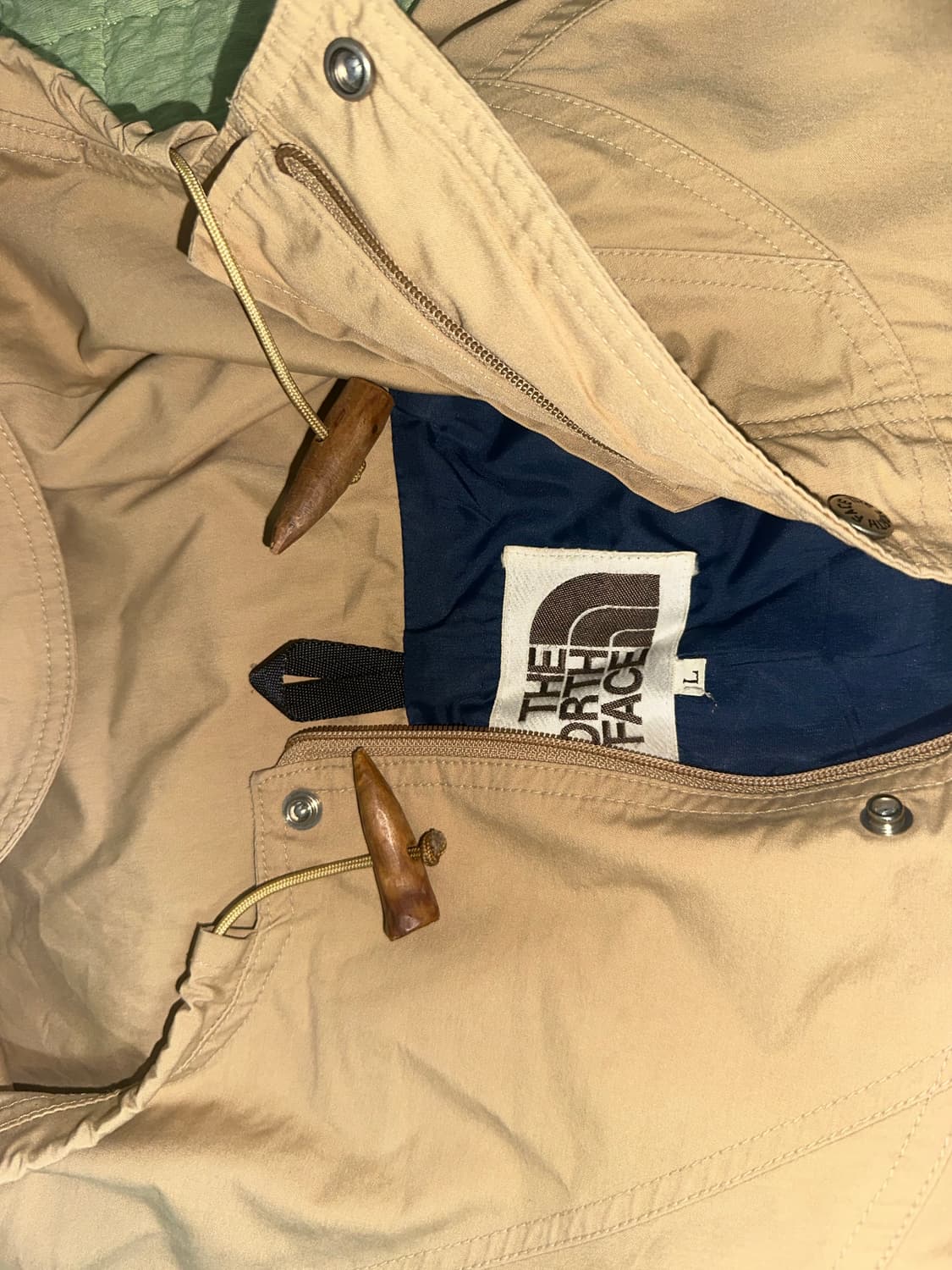 노스페이스 야상 점퍼 떡볶이 베이지 상품이미지3