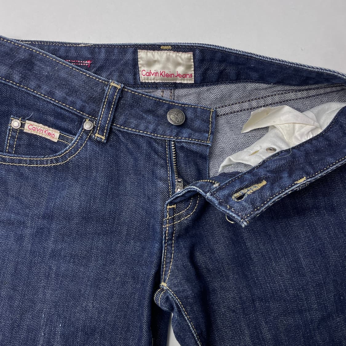[중고] 캘빈클라인 여성 생지 데님 팬츠 26인치 상품이미지4