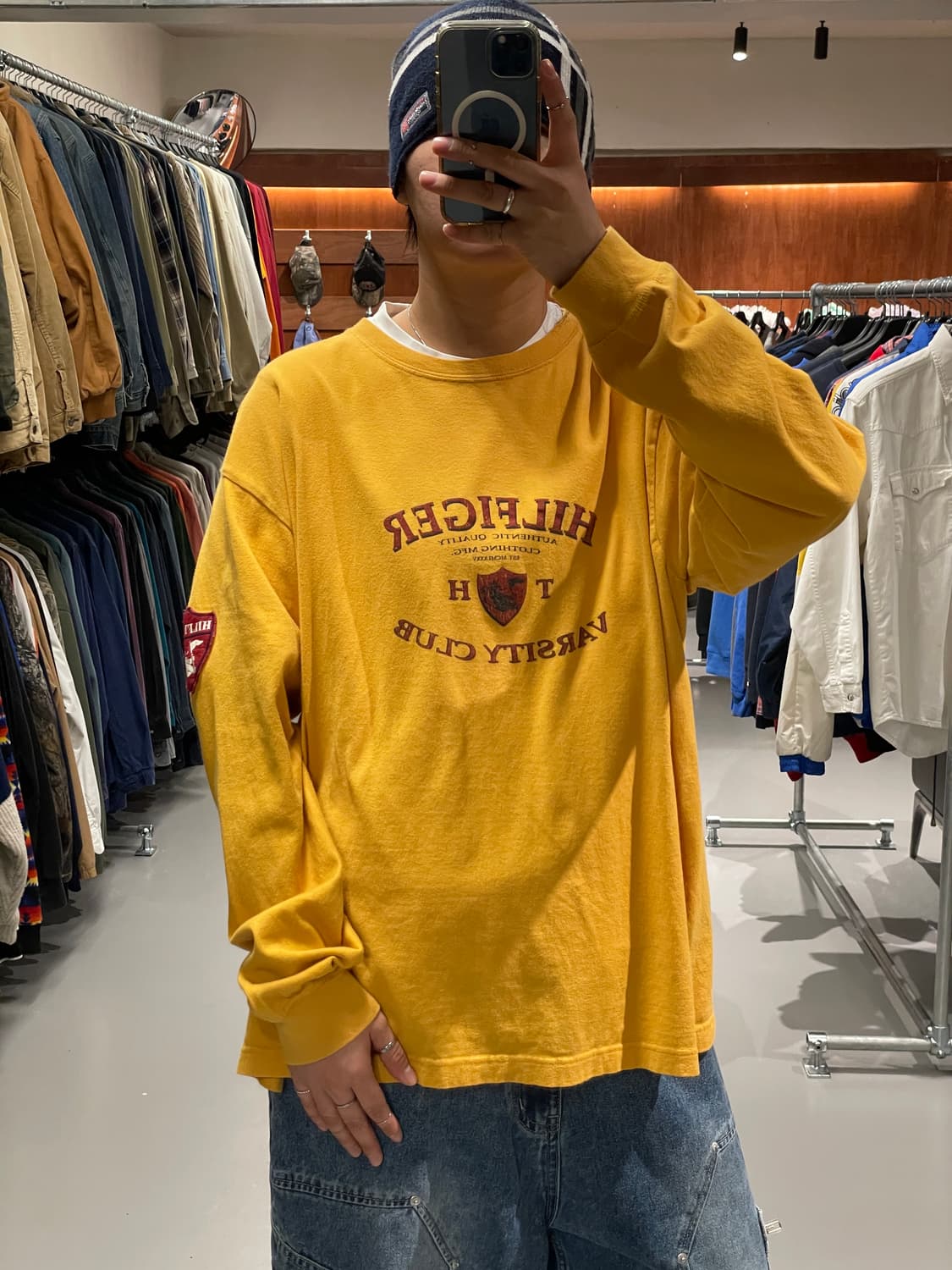 90s 타미힐피거 롱슬리브 티셔츠 상품이미지1