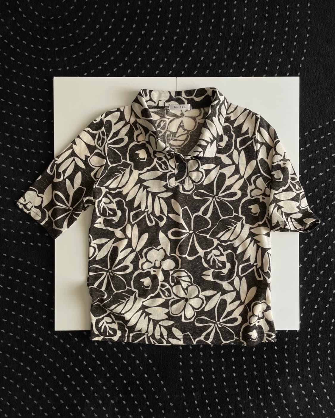 patterned top 상품이미지1