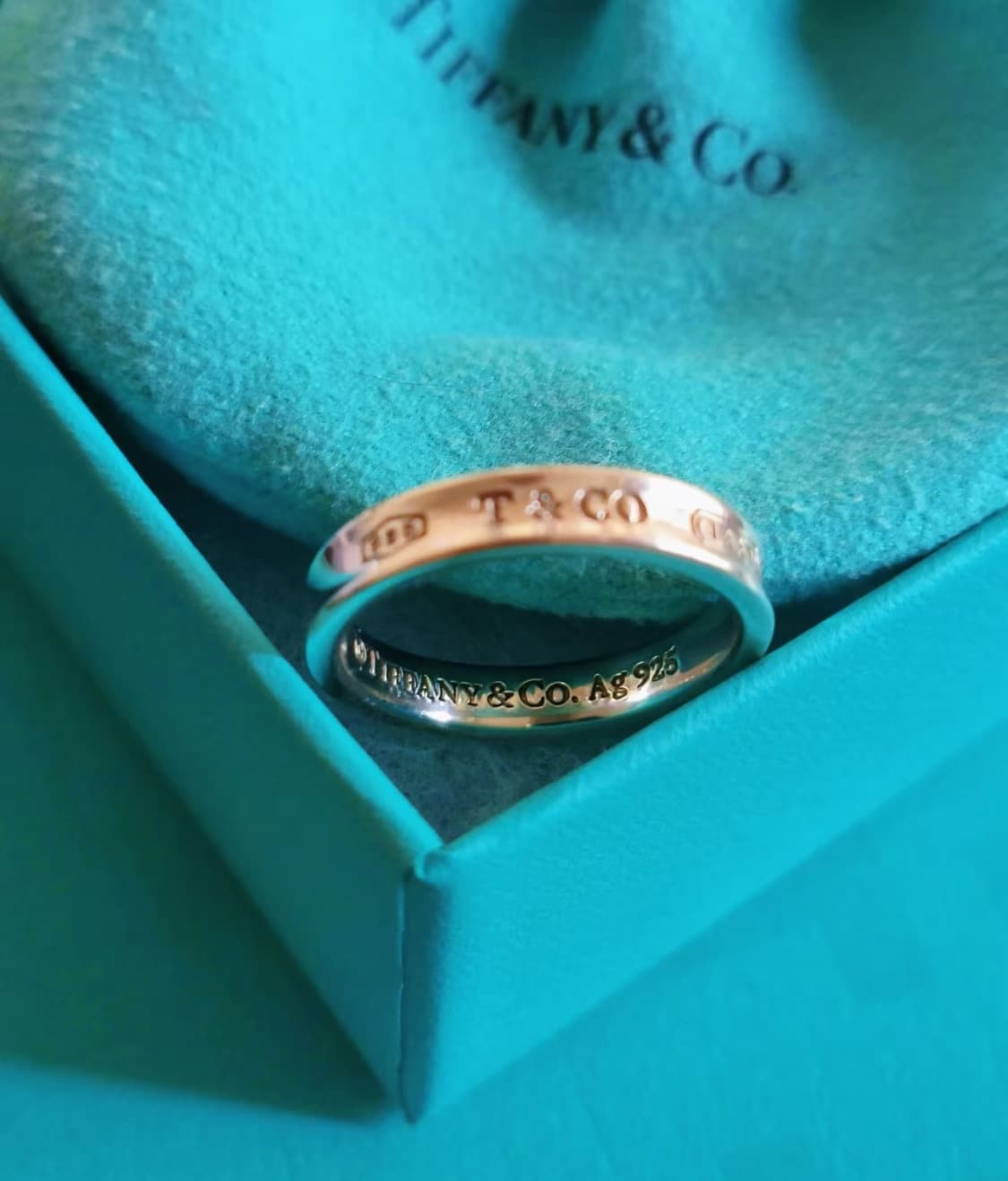 티파니 앤 코 1837 링 네로우 실버 5사이즈 상품이미지4