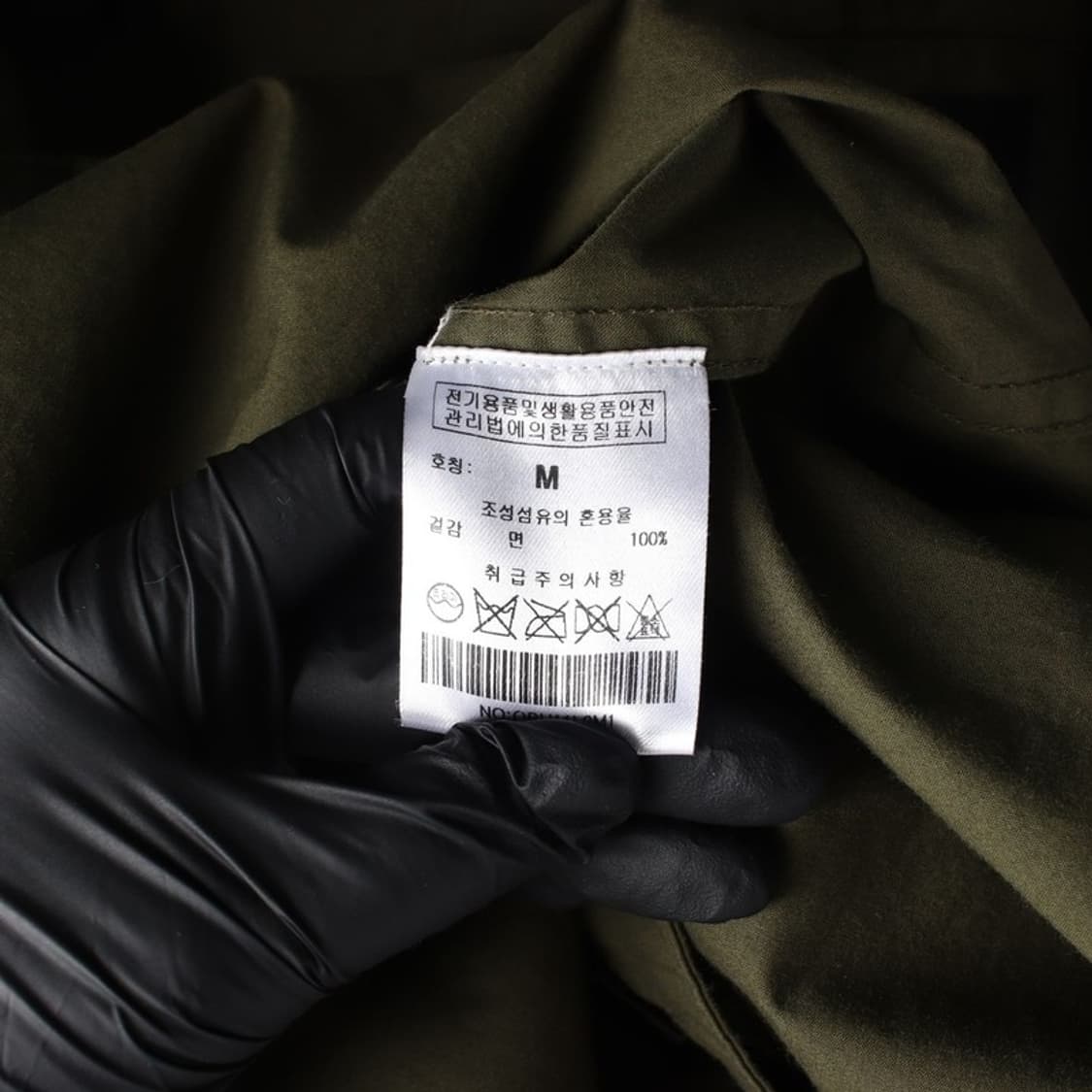 OVERCAST 피쉬테일 롱 야상 파카 올리브 M 상품이미지8