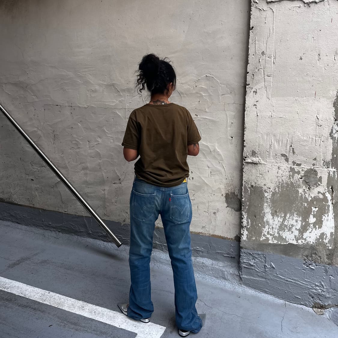 리바이스504 빈티지 페이드 데님 팬츠(32) 상품이미지1