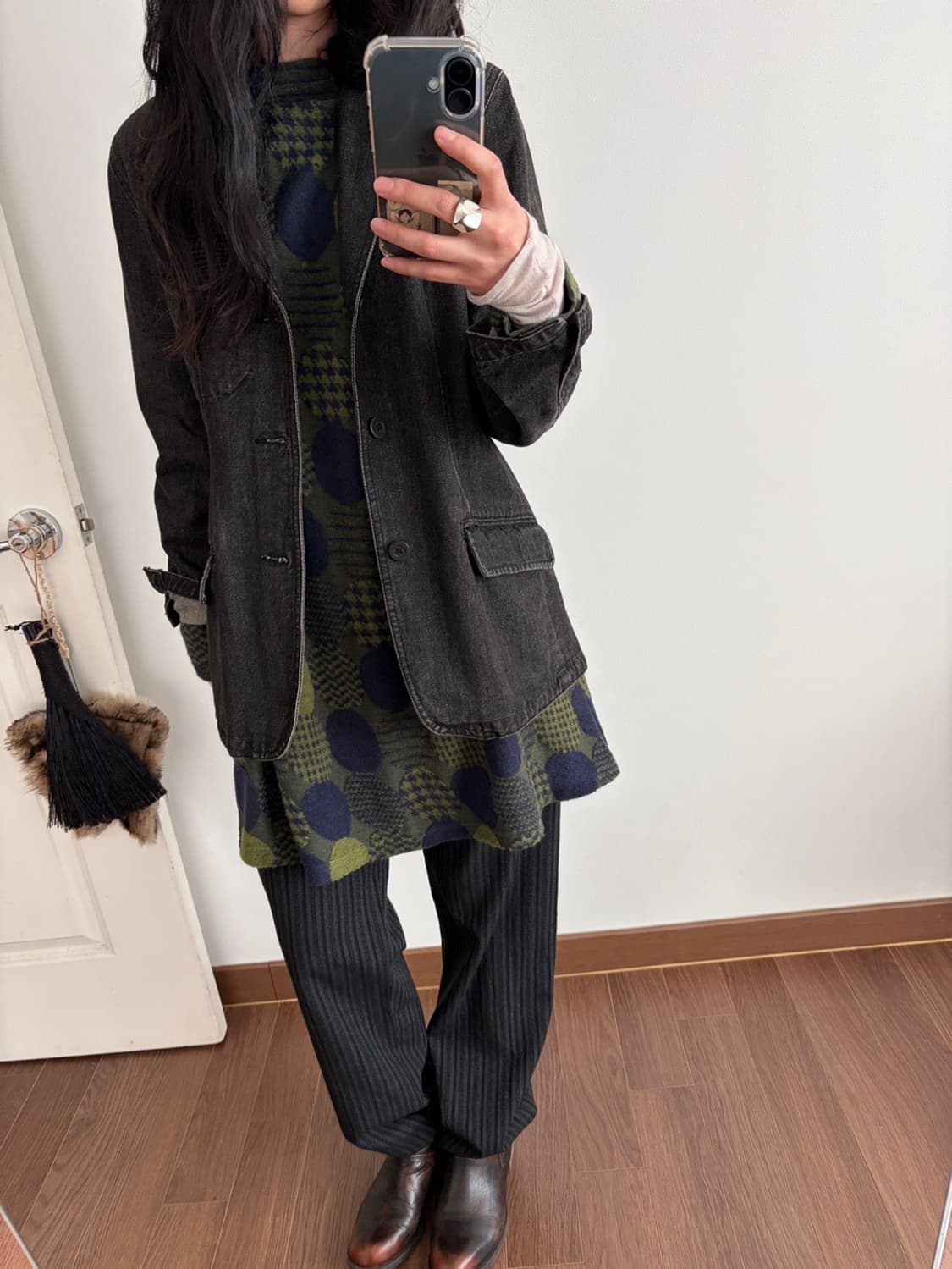 dot patterned dress 상품이미지7