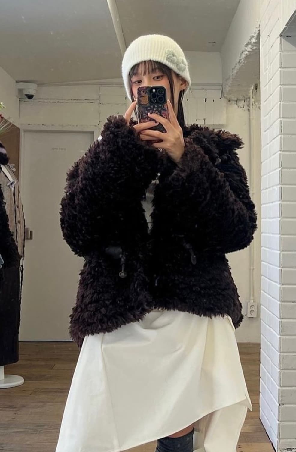 민더리 코지 토글 퍼자켓 (새상품) 상품이미지6