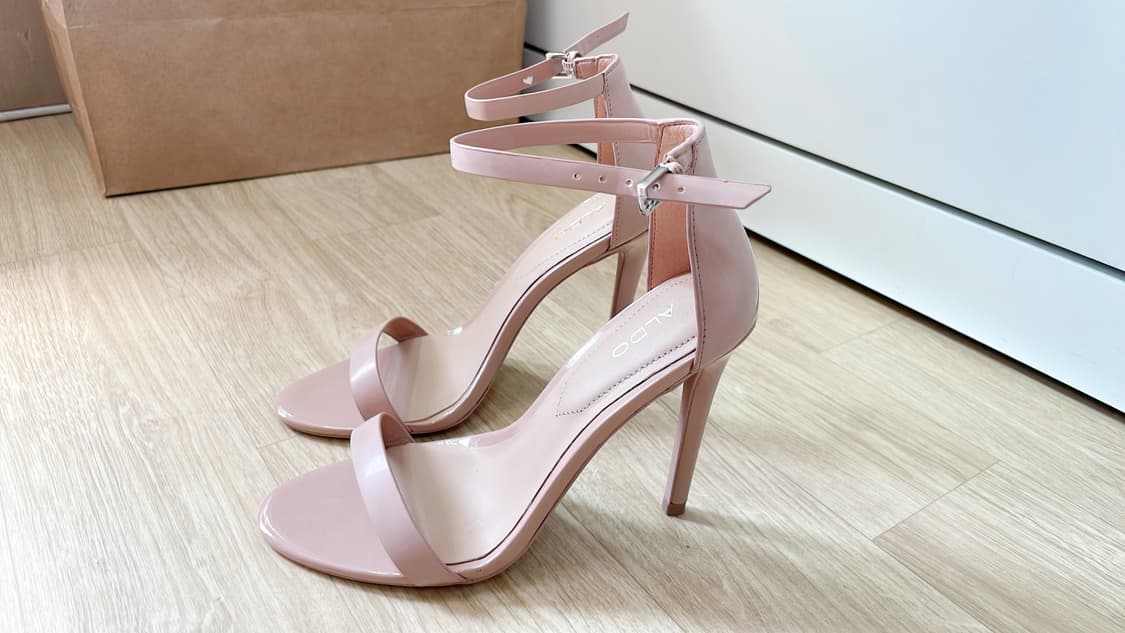 ALDO Polesia 알도 누드 베이지 스트랩 샌들 하이힐 상품이미지4