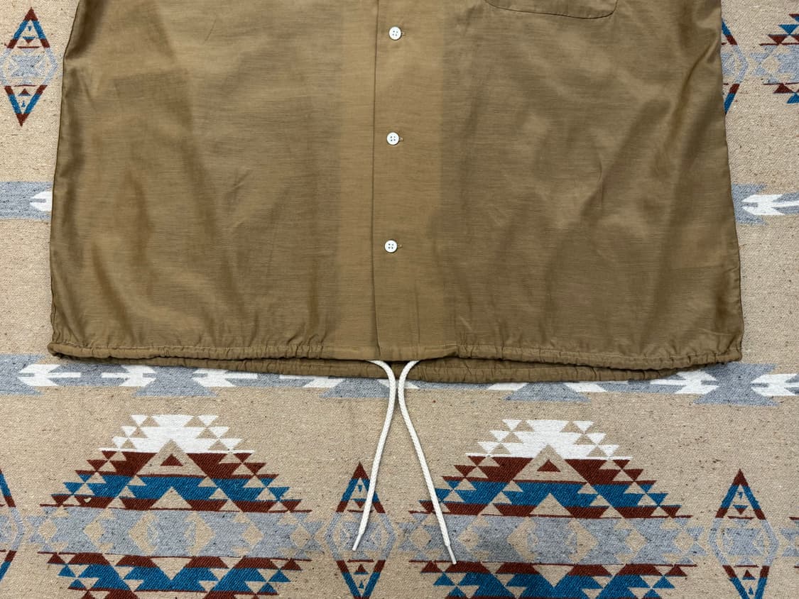 [M][100] 나나미카 오픈카라 셔츠 베이지 (CUPRO) 상품이미지4