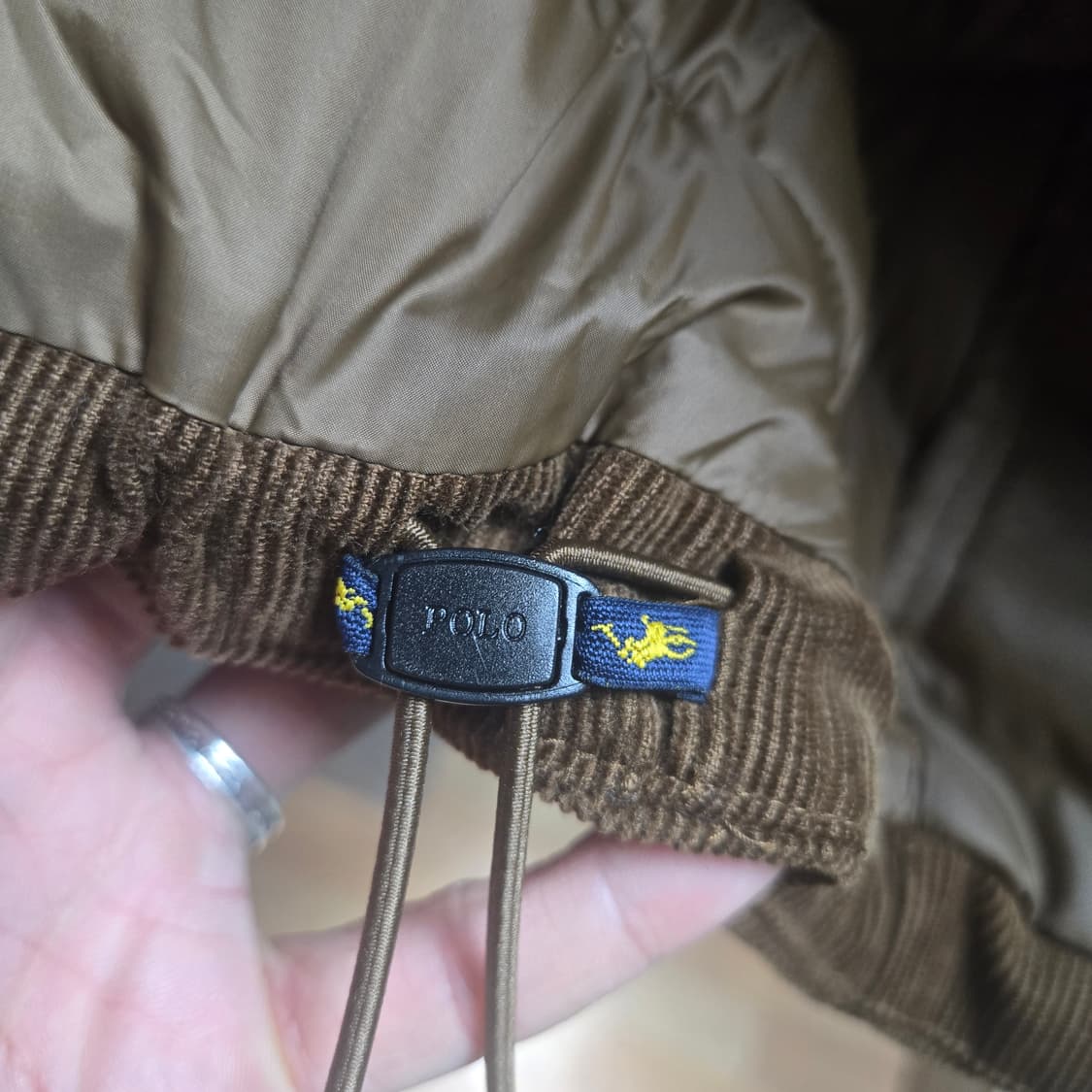 폴로랄프로렌 코듀로이 경량 패딩 상품이미지4