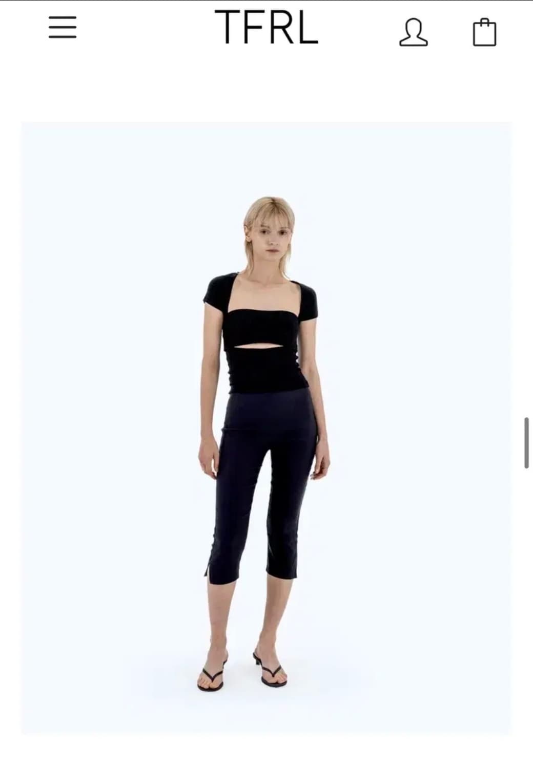 Tfrl LISE METALIC YARN BACKLESS+TUBE 상품이미지2