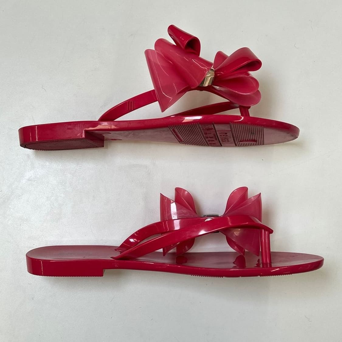 멜리사 플립 플랍 핑크 flat bow slip-on 240 상품이미지3