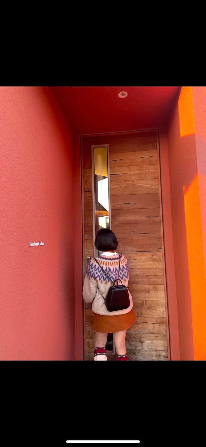 하울린 울 100% 오트밀 패턴 니트 상품이미지3