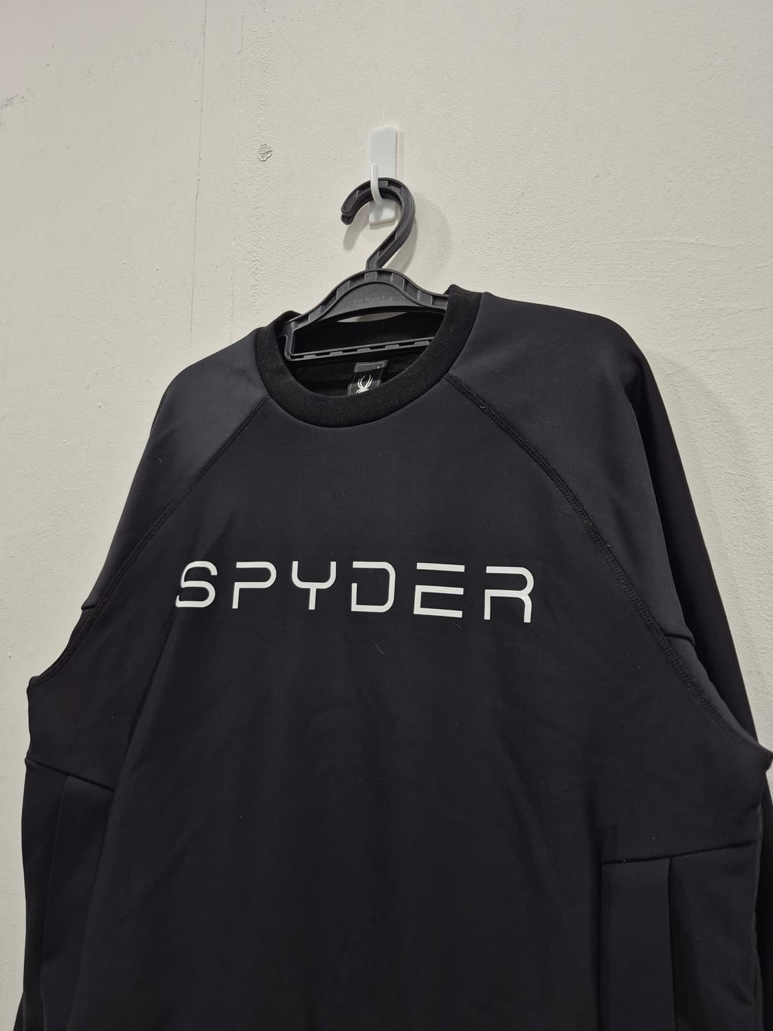 스파이더 안감기모 프론트 레터링 로고 맨투맨 남성 100사이즈 상품이미지3
