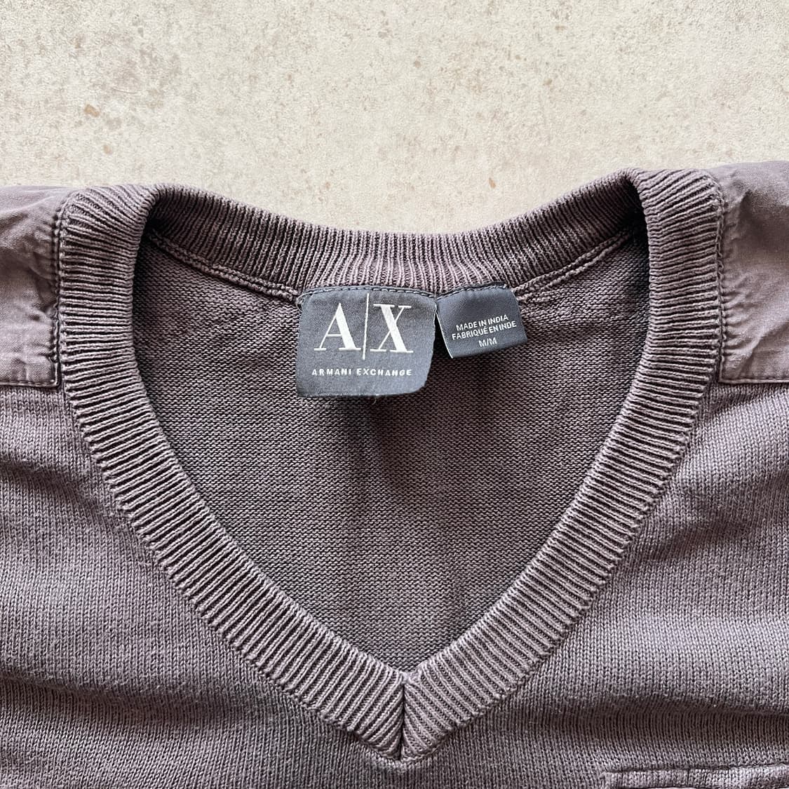 빈티지 00s Armani Exchange 밀리터리 포켓 니트 상품이미지3