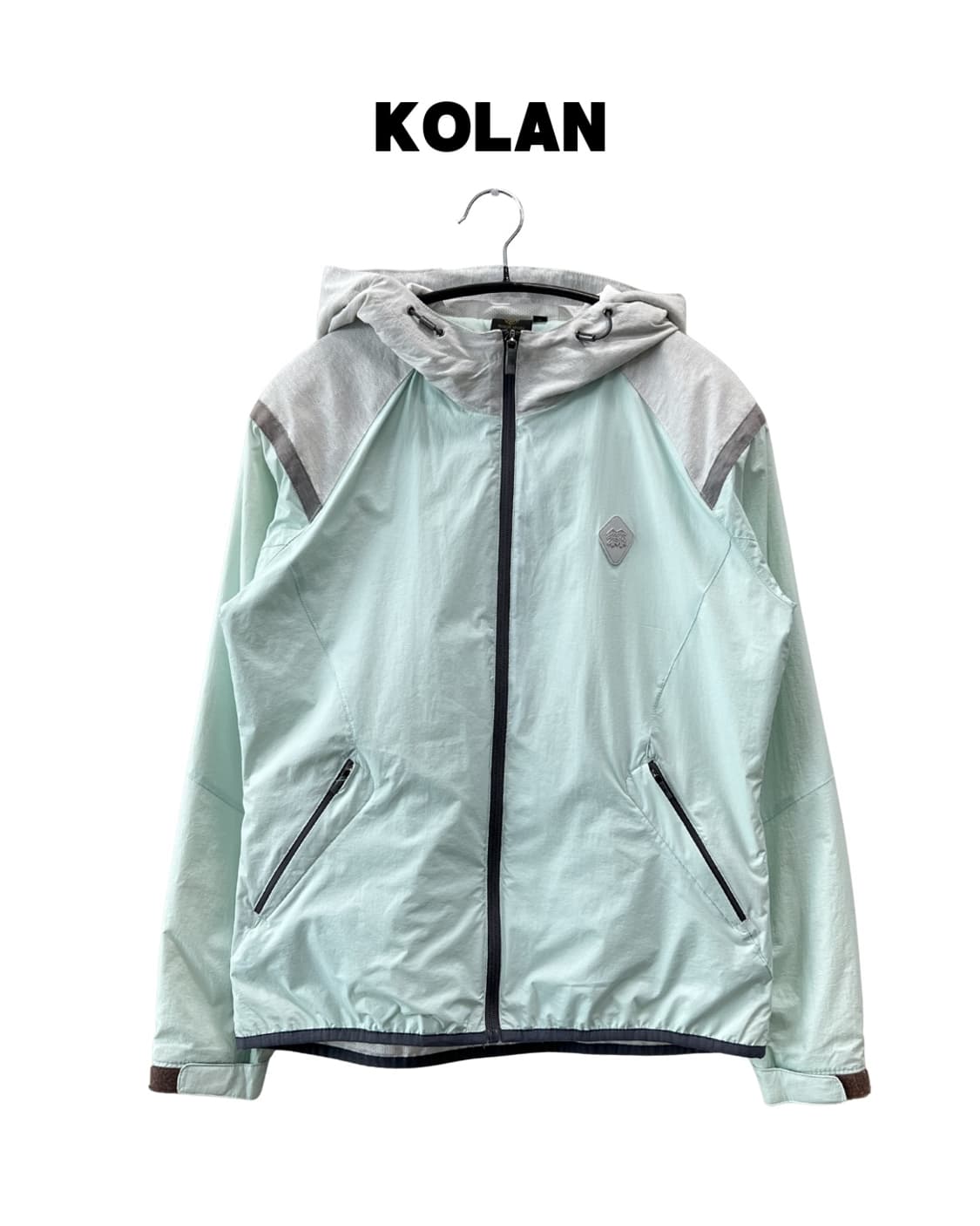 코오롱스포츠 우먼스 우븐 집업 자켓 민트 상품이미지1