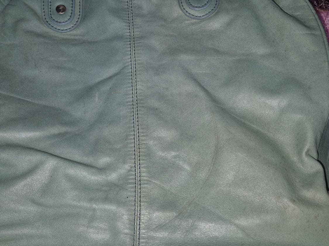 Vintage 09 Mint plain zipper leather Bag 상품이미지7