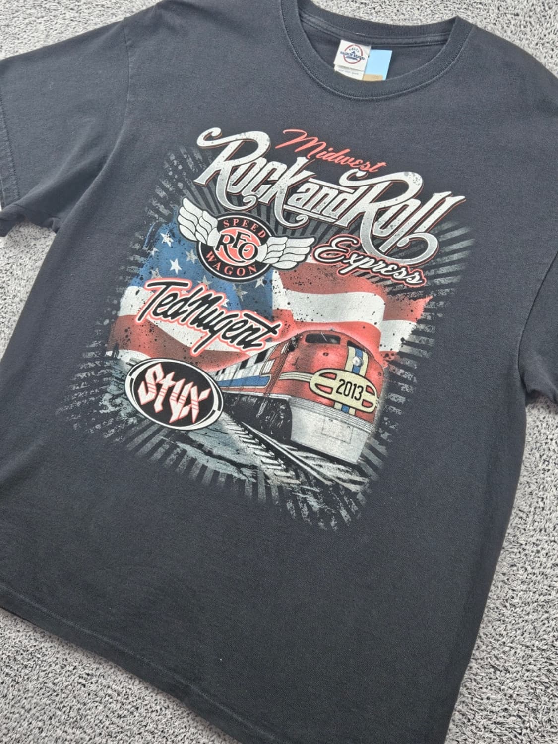 델타 미드웨스트 락앤롤 투어 반팔 티셔츠 ( XL ) / 11386 상품이미지5