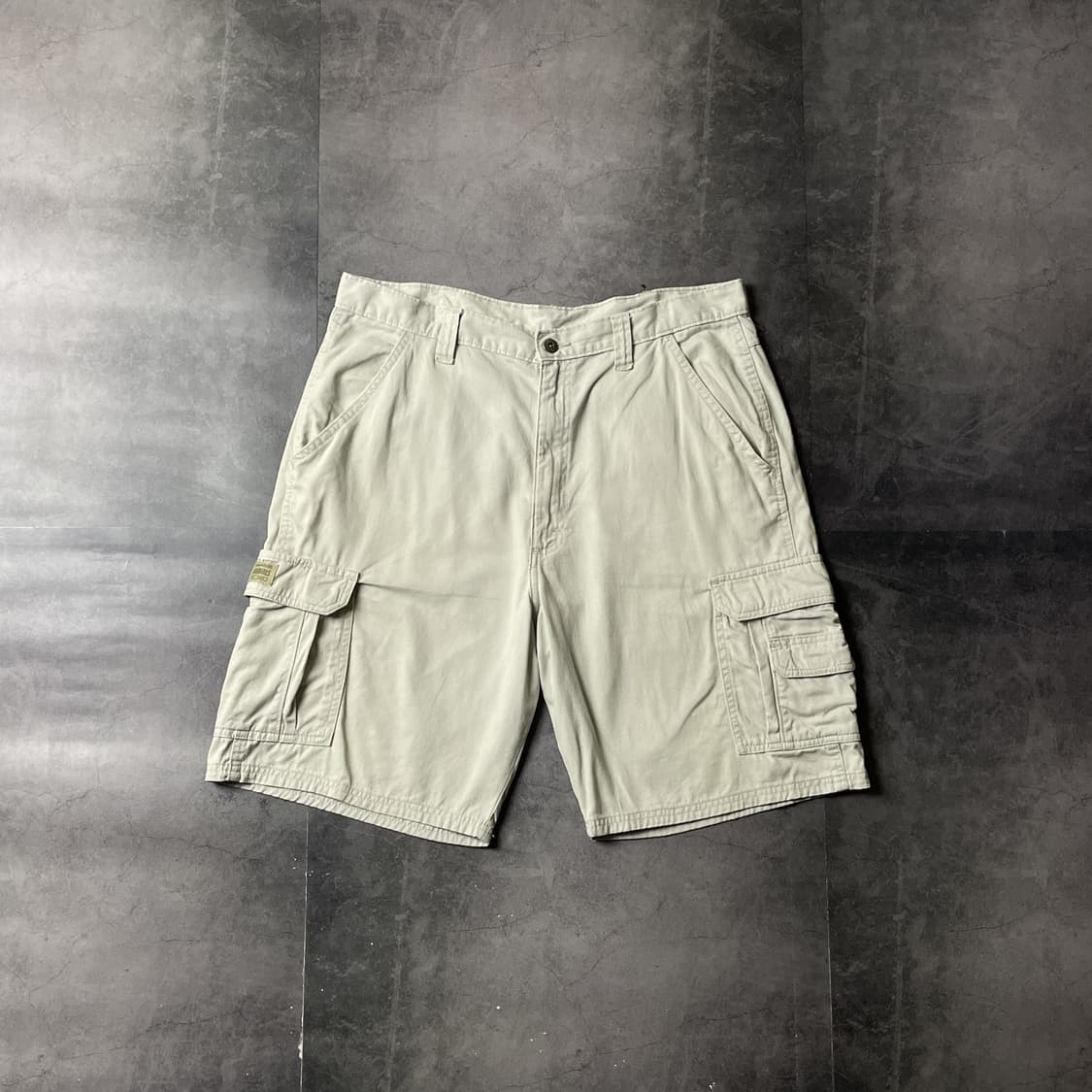 WRANGLER 랭글러 빈티지 아이보리 카고 하프 팬츠 A00788 상품이미지1