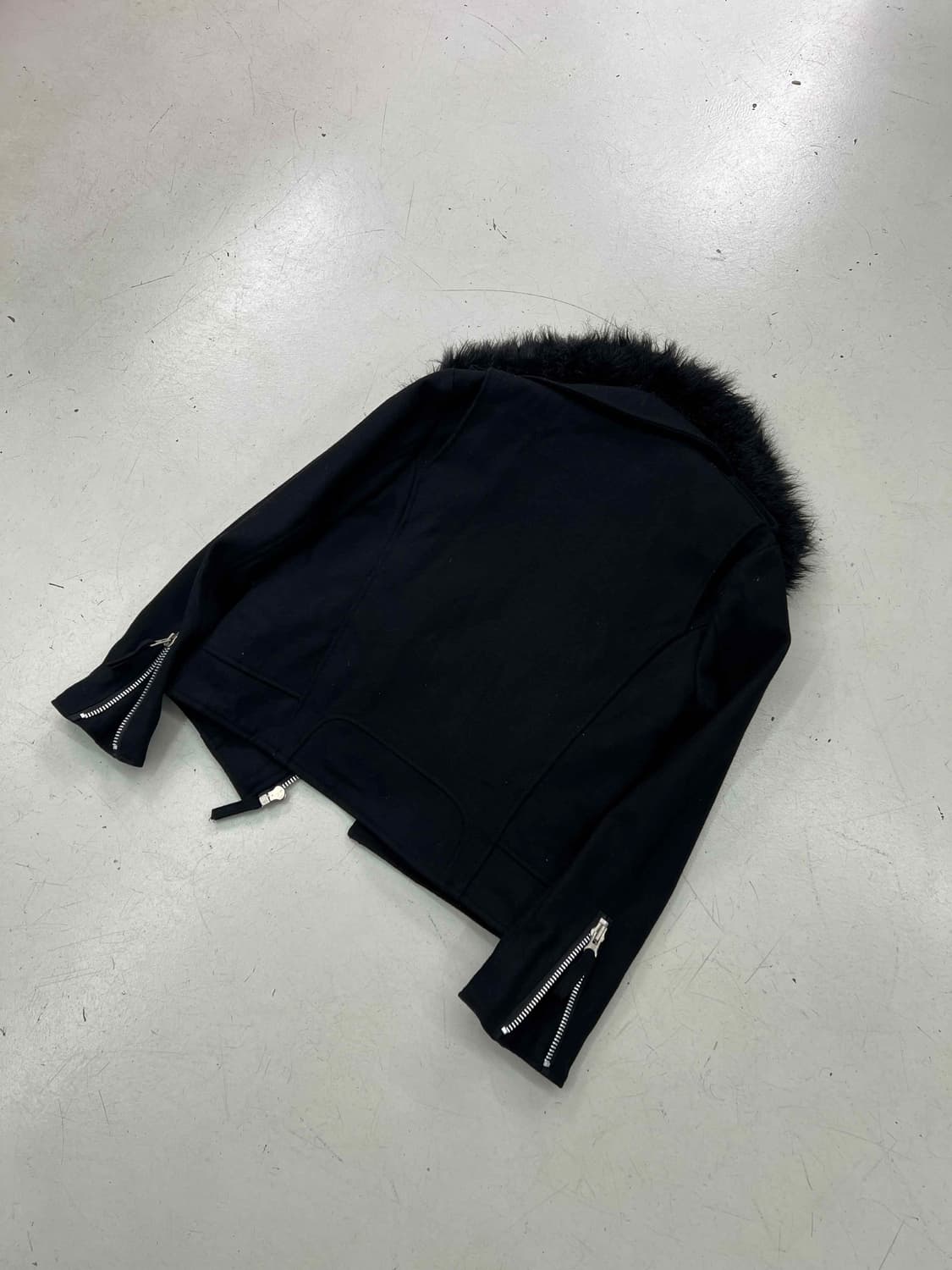 00s 어태치먼트 카즈유키 쿠마가이 울 라이더자켓  상품이미지6