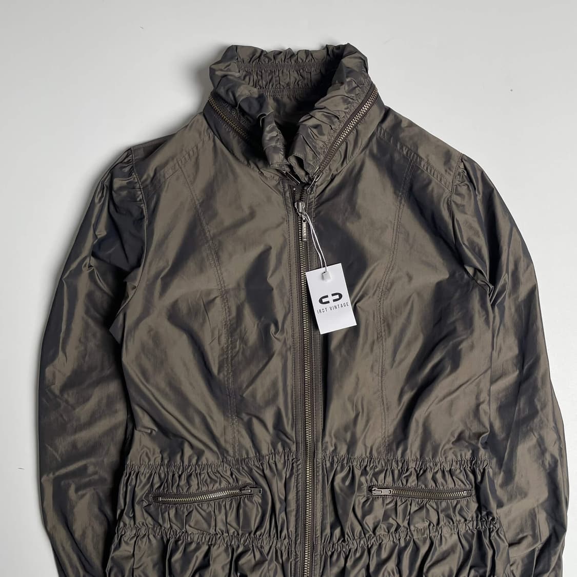 Krizia 셔링 디테일 나일론 자켓 상품이미지2