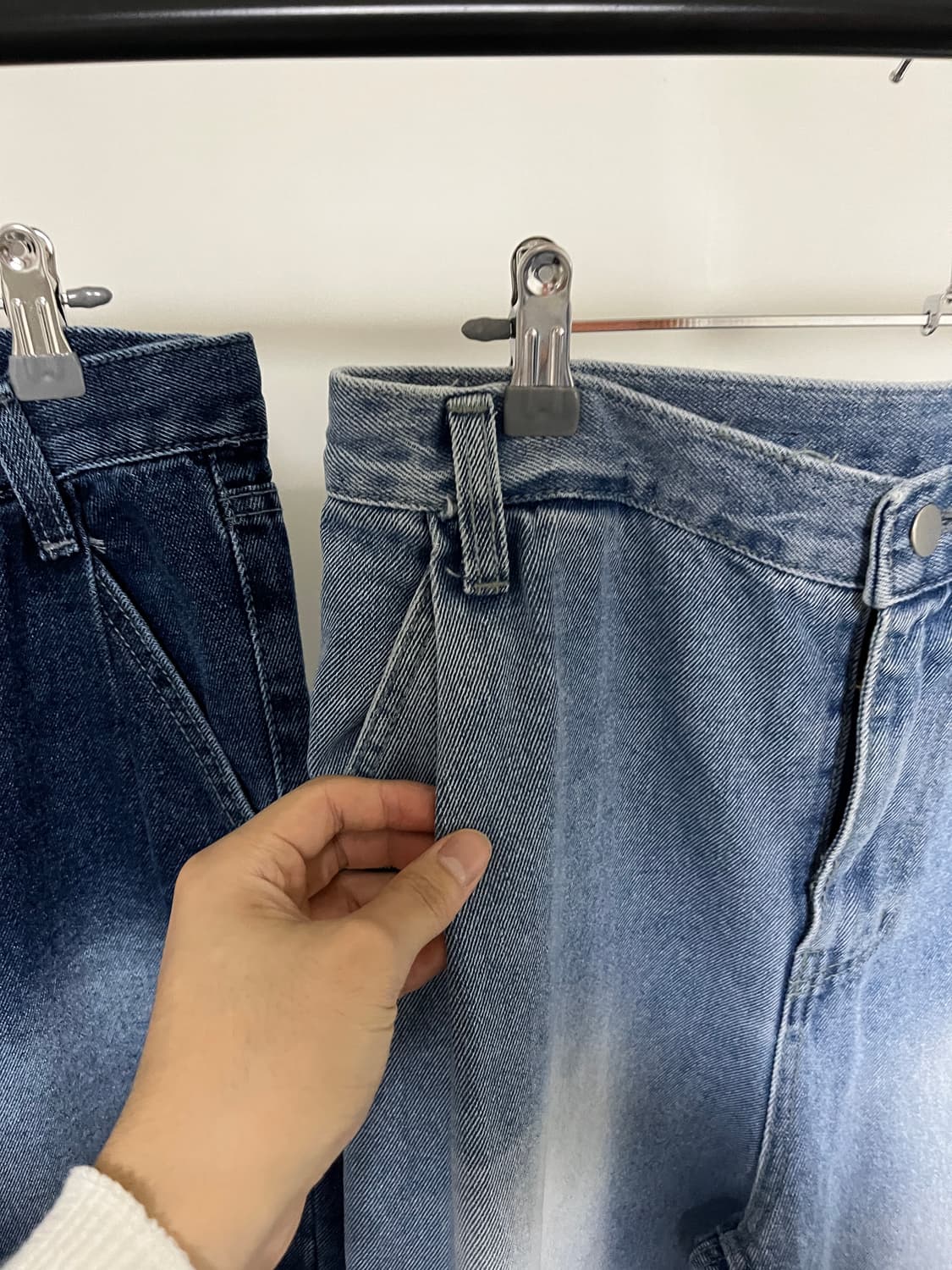 핀턱 와이드 데님M 상품이미지4