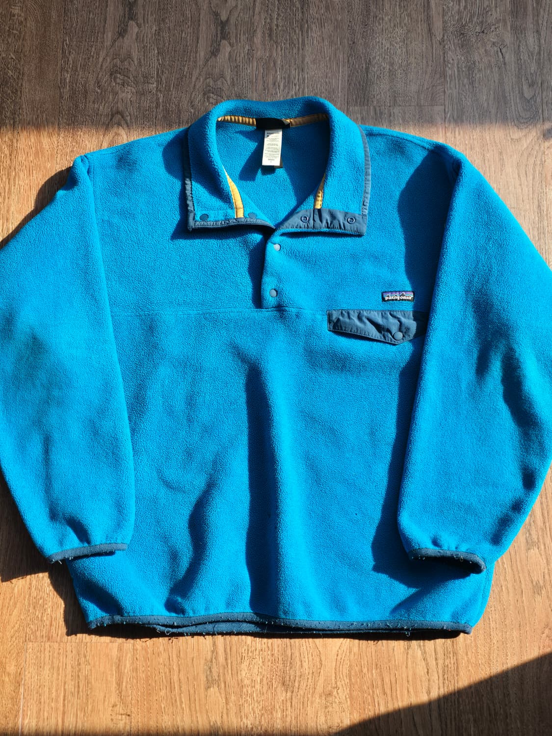 파타고니아 신칠라 스냅티 블루/네이비 L 라이트웨이트 상품이미지2