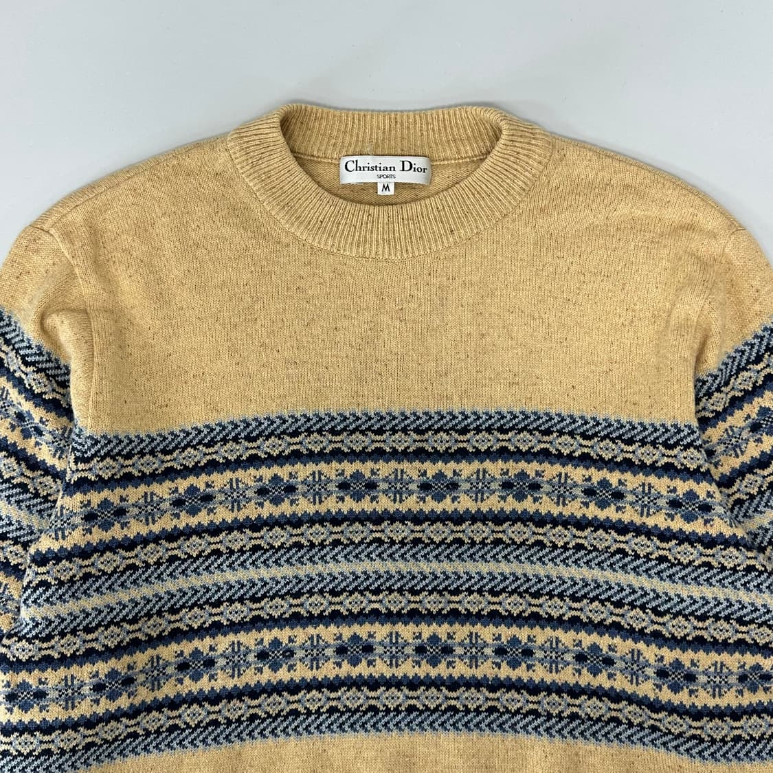 디올 패턴 디자인 아카이브 로고 니트 상품이미지2