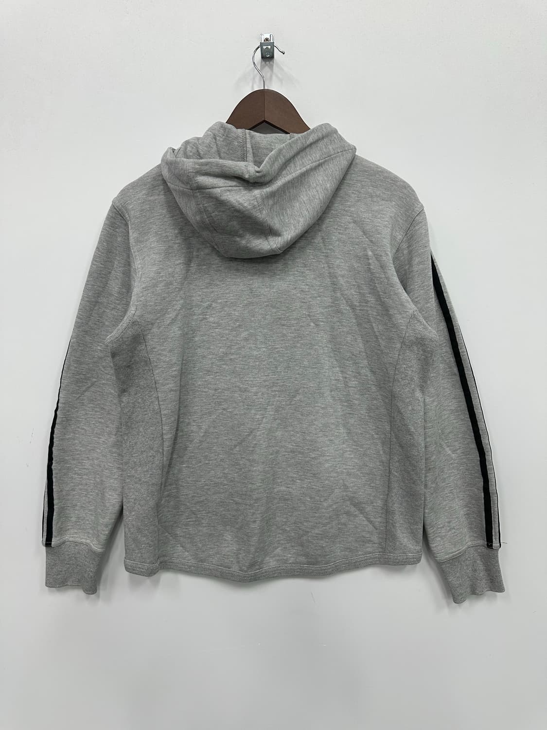 아디다스 그레이 블랙 반집업 후드티  상품이미지6