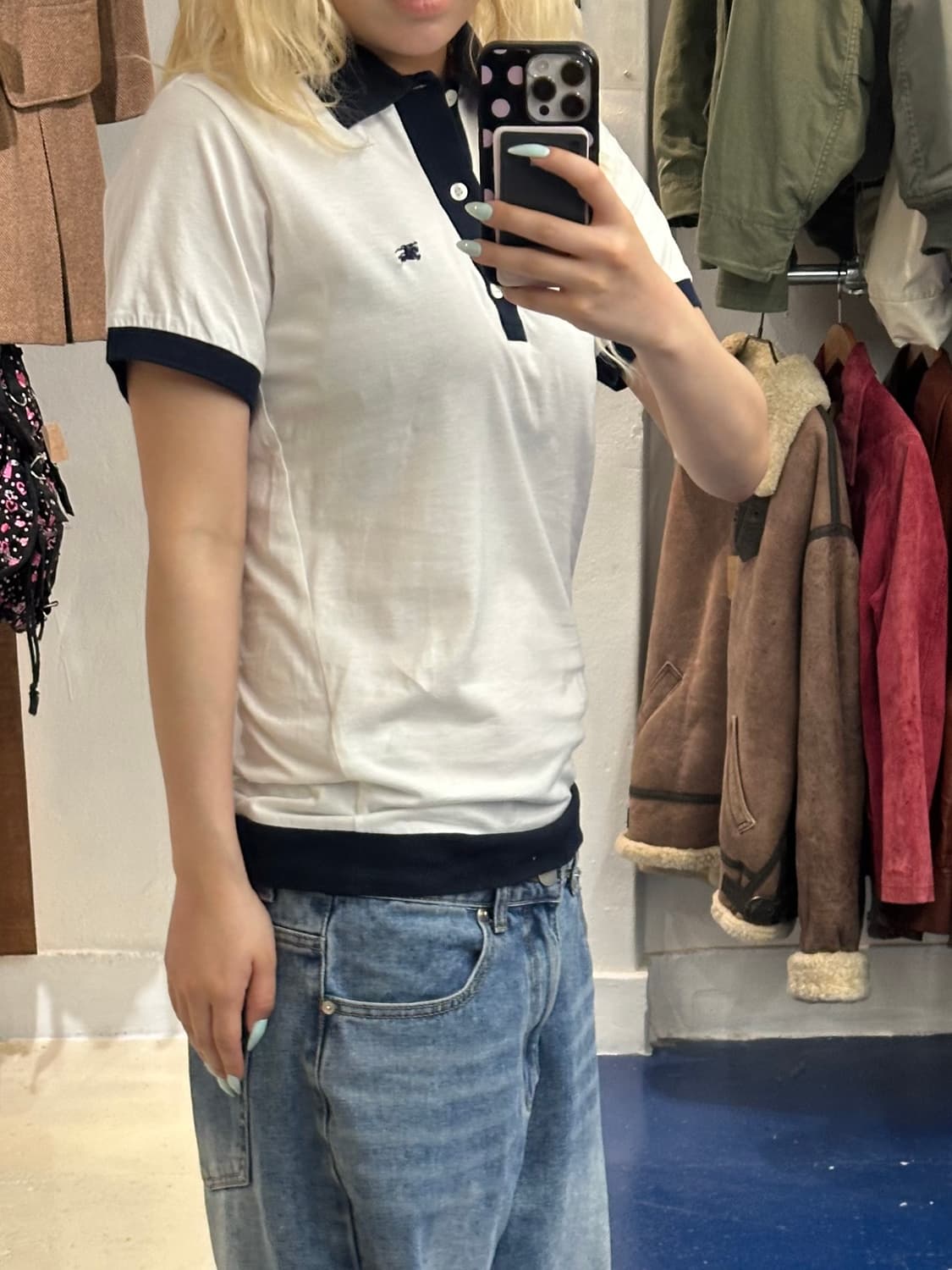 Burberry 버버리 반팔 카라티  상품이미지2