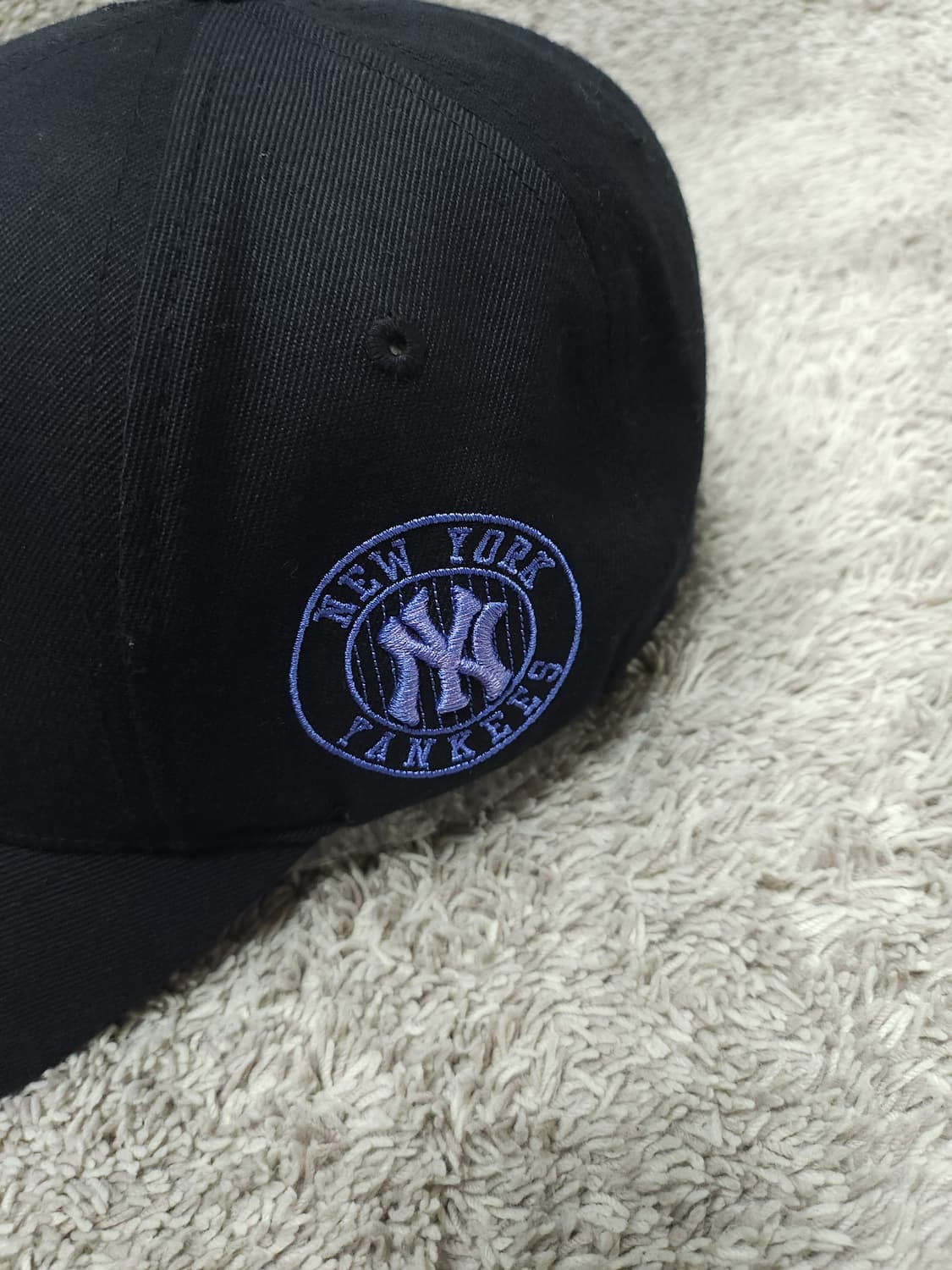 MLB 뉴욕 양키스 볼캡 블랙 퍼플 XL 상품이미지5