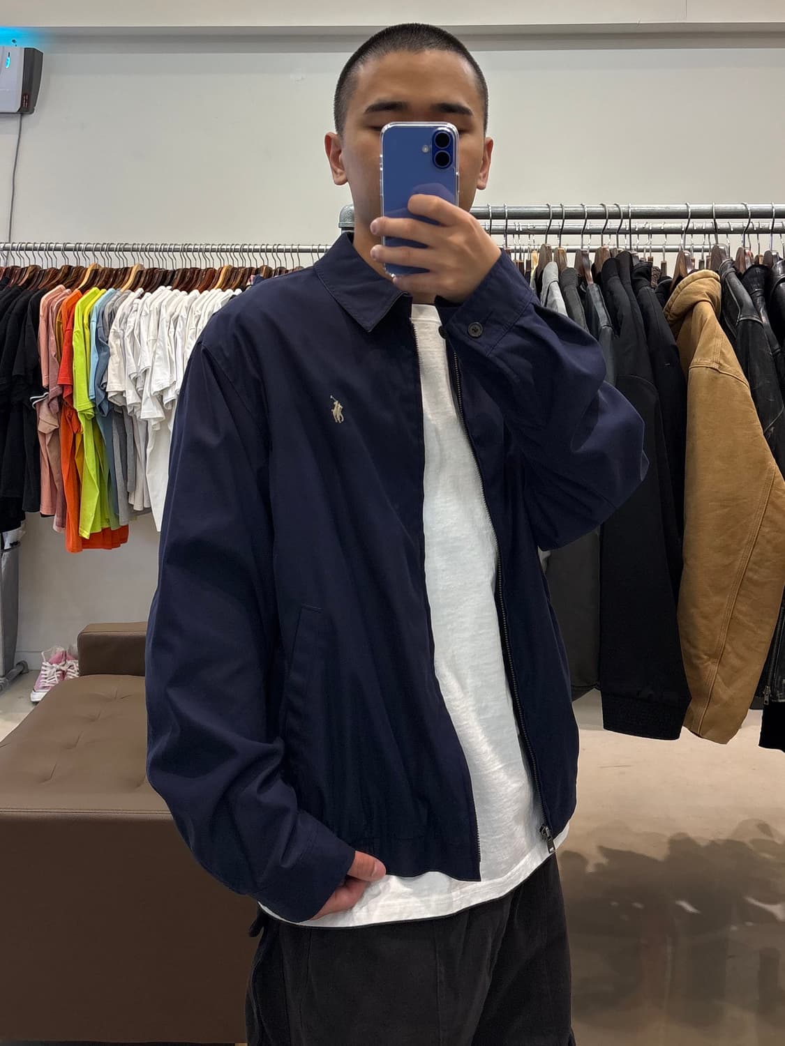 폴로 랄프로렌 폴리쉘 스윙탑 네이비 상품이미지6