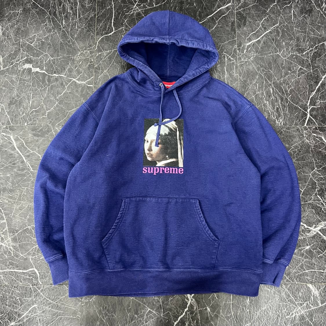 슈프림 펄 후디 스웨트셔츠 네이비 상품이미지2