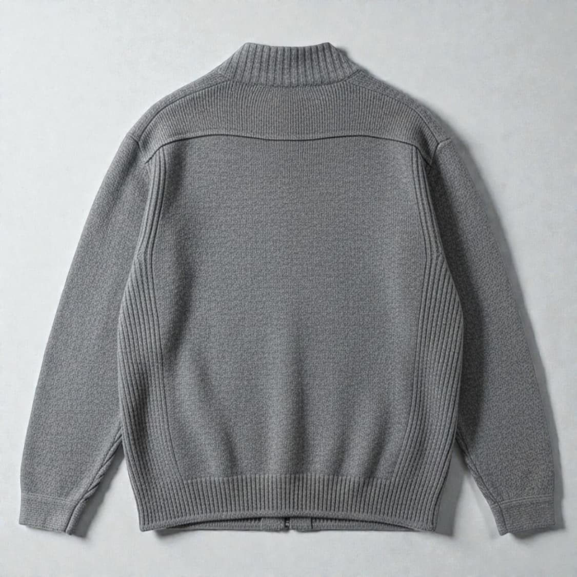 105)BEAN POLE 빈폴 묵직한 울 소재 집업 자켓 그레이 상품이미지4