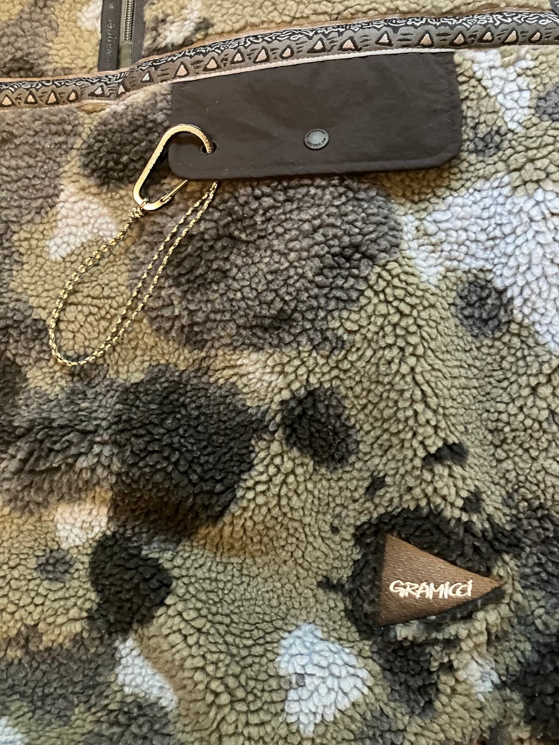 그라미치 앤드원더 카모 플리스 조끼 XL 상품이미지3