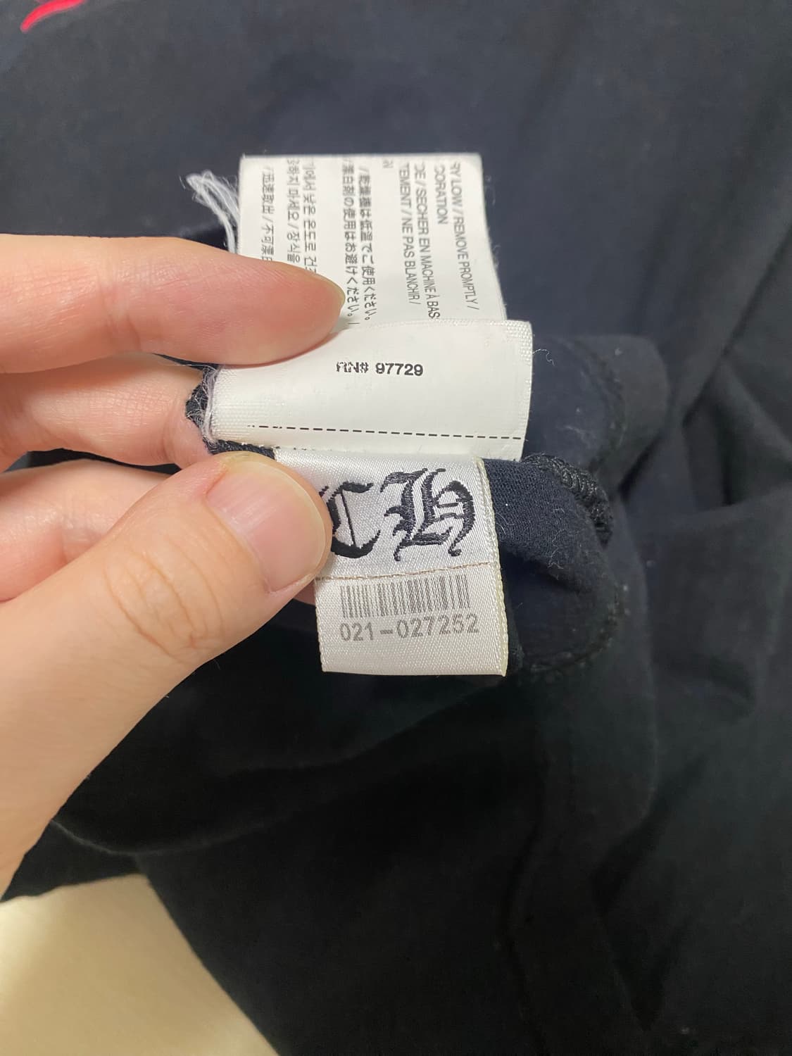 크롬하츠 뉴욕 익스클루시브 스크롤 포켓 반팔 티셔츠 상품이미지6