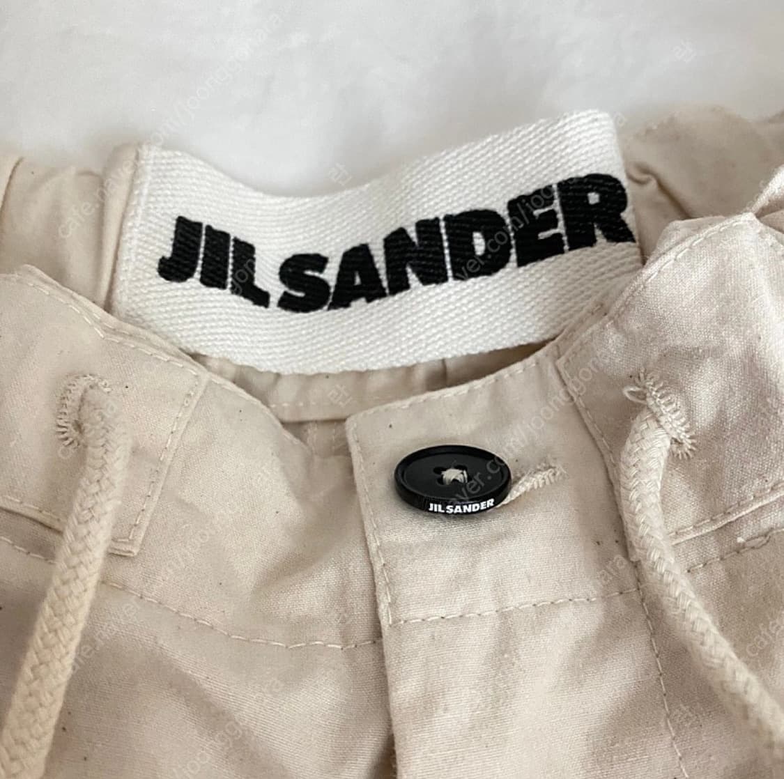 [미착용 새상품] JIL SANDER+ 질샌더 오가닉 코튼 화이트 쇼츠 상품이미지3