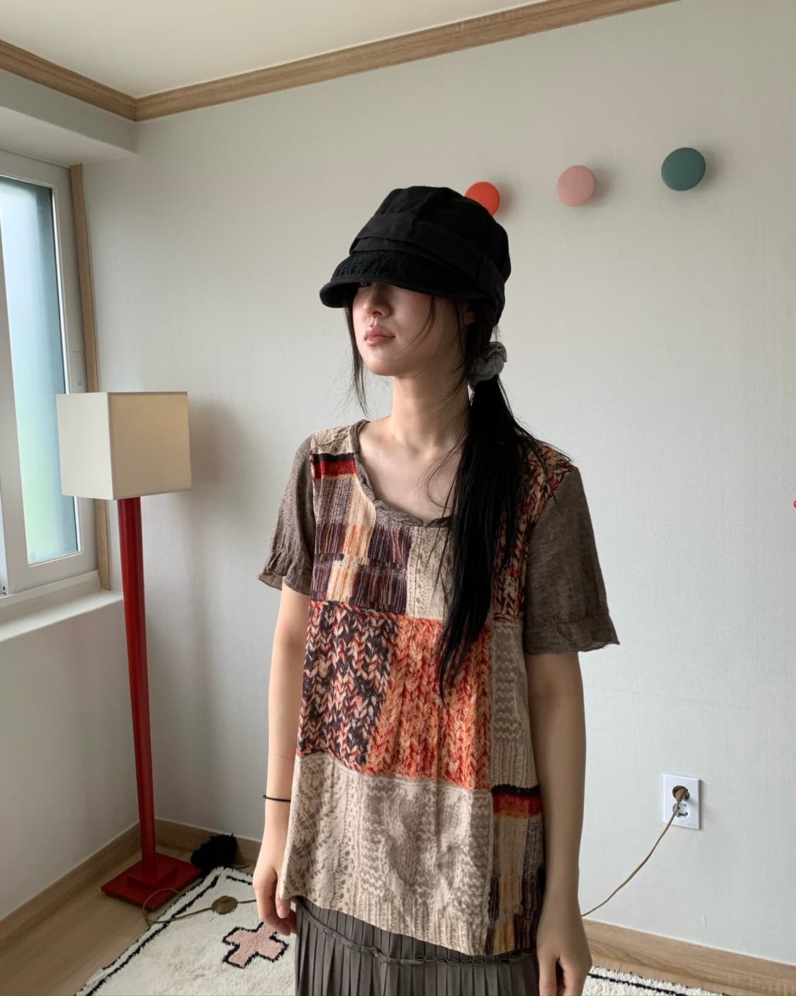 japan vintage wrinkle cap 상품이미지5