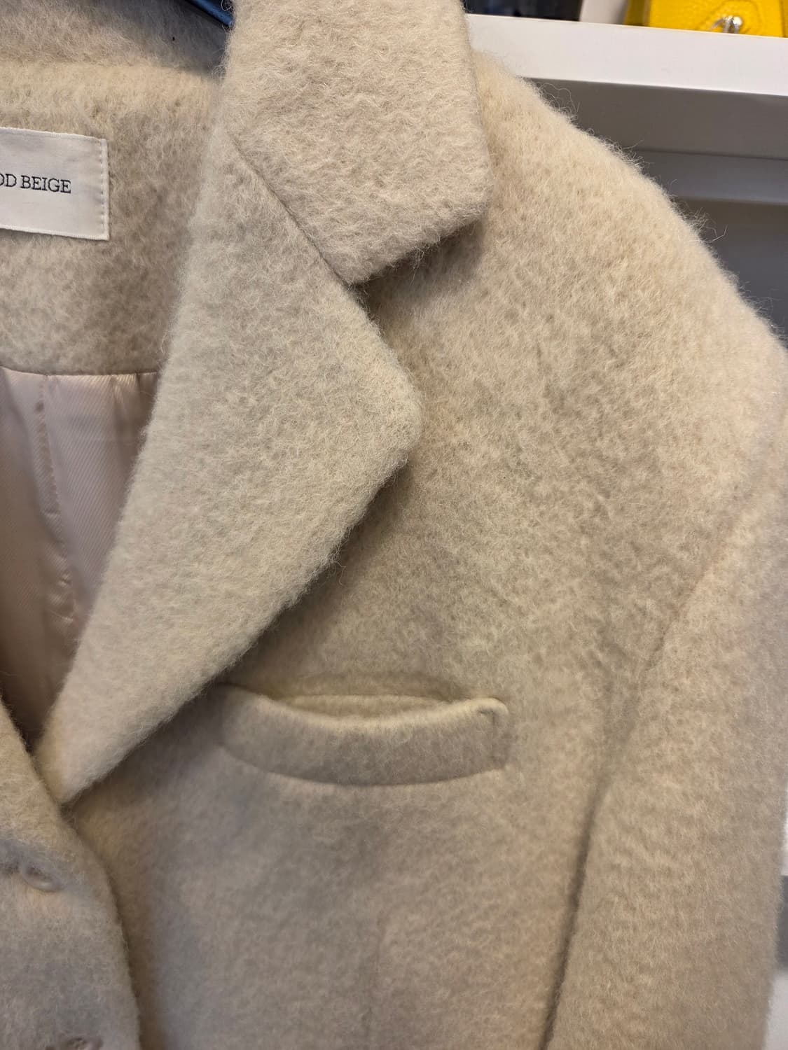 무드베이지 알파카 자켓 상품이미지4