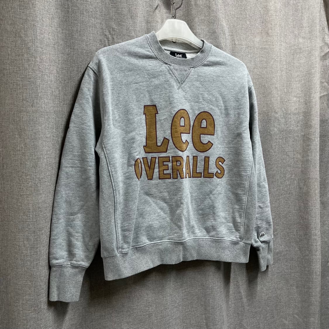 [M/오버핏] Lee 리 빈티지 로고 오버롤즈 긴팔 맨투맨 상품이미지3