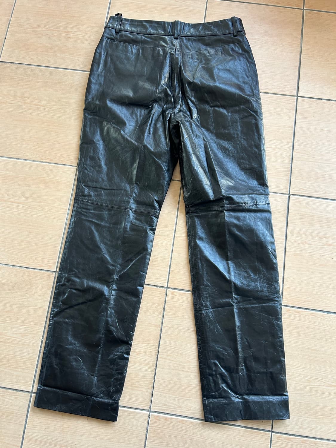 90-00’s 바나나리퍼블릭 레더팬츠 상품이미지5